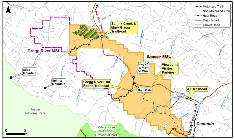 Teck Reclamation Map